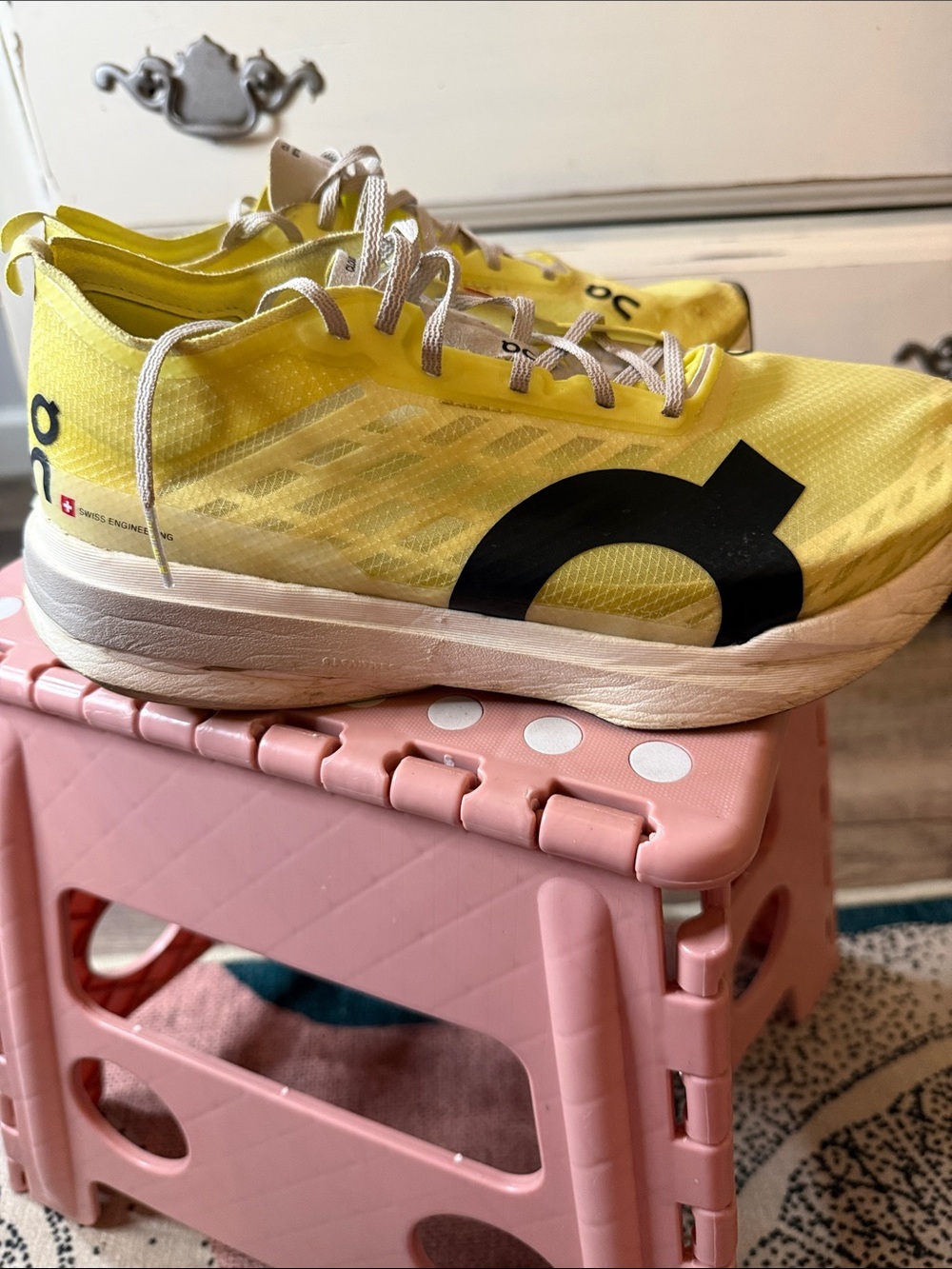 OnCloud CloudBoom Strike Women’s Running Shoes - Yellow - Picture 5 of 16